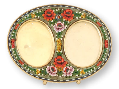 Midcentury Double Italian Micromosaic Frame