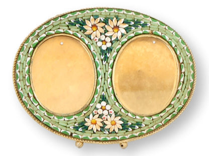 Midcentury Double Italian Micromosaic Frame