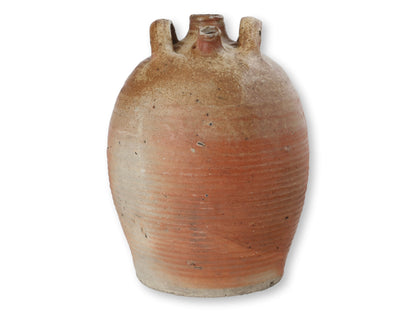 Antique French Glazed Terracotta Confit Jug