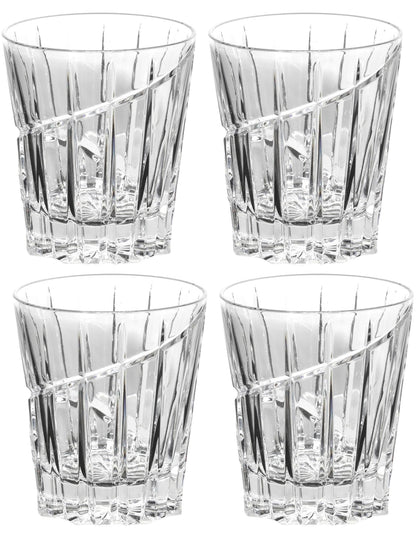 Mikasa Uptown Highball / Old Fashioned Glasses, Set of 4