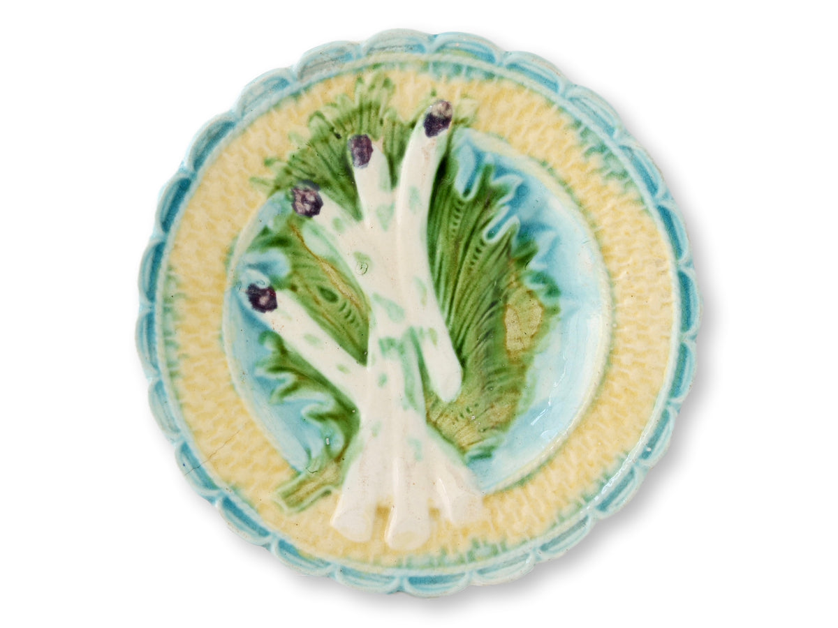 Antique French Asparagus Plate