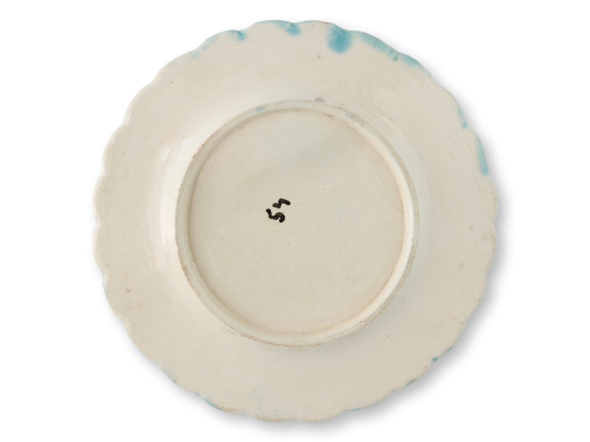 Antique French Asparagus Plate