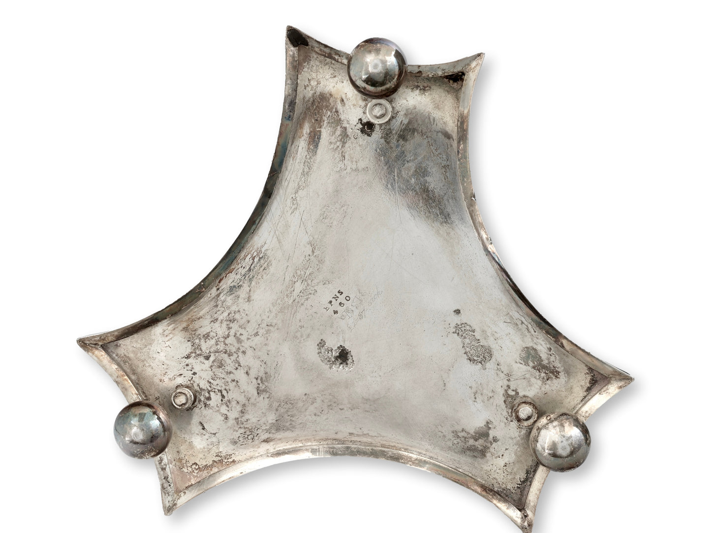 Victorian Stag Head Silverplate Centerpiece Vase