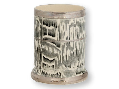 Arthur Wood Faux Bois Ale Mug with Silver Mounts
