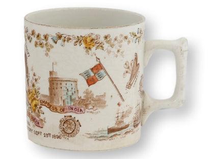 1897 Queen Victoria Diamond Jubilee Commemorative Mug