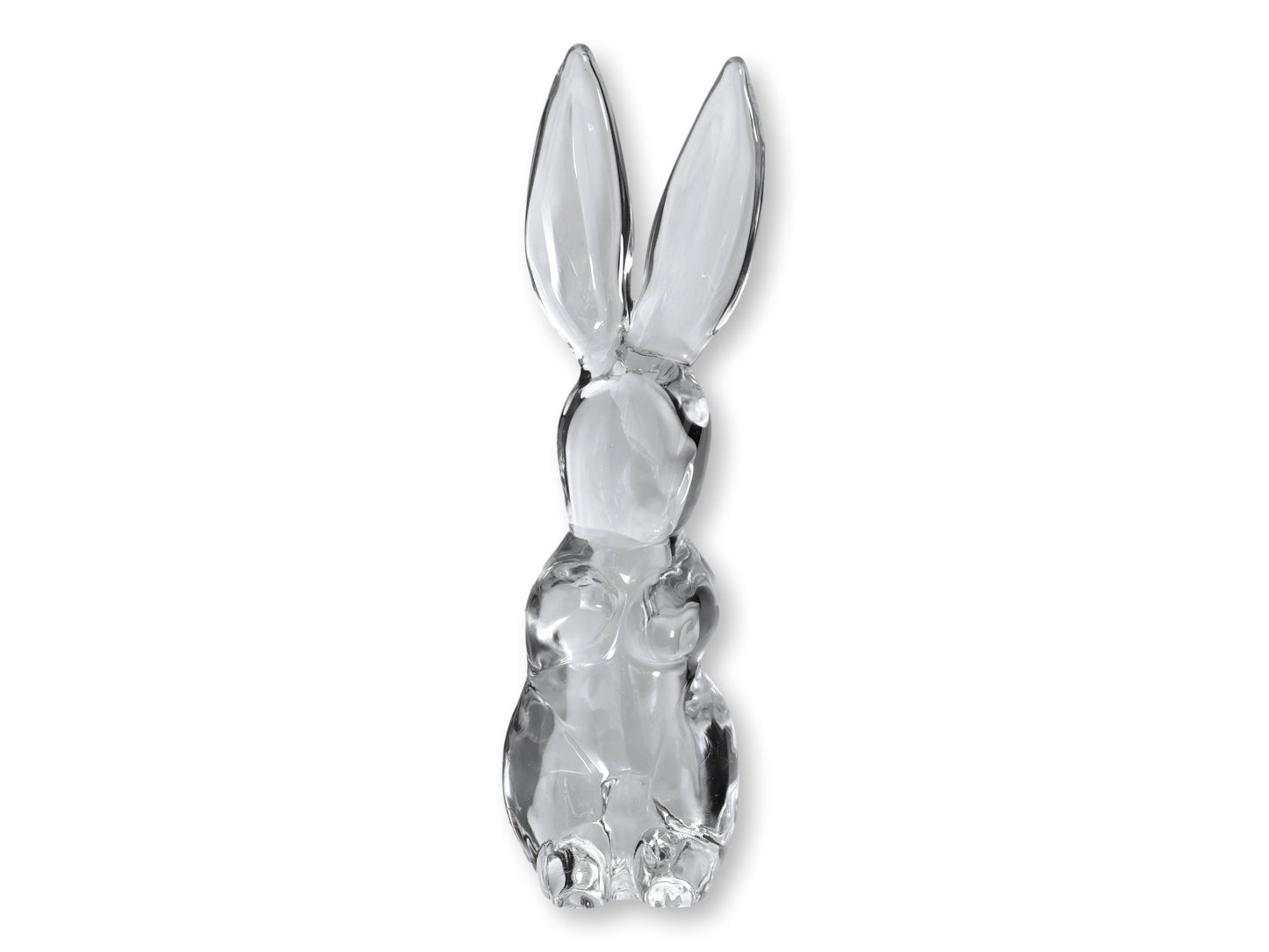 Large French Daum Crystal Rabbit