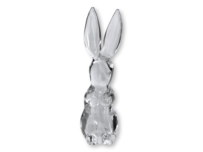 Large French Daum Crystal Rabbit
