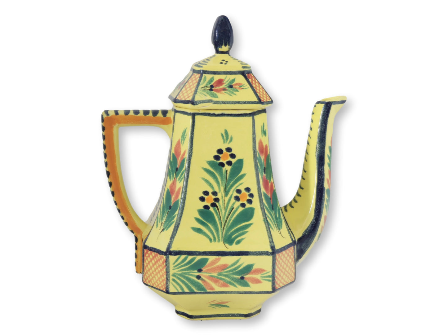 French Quimper Coffee Pot