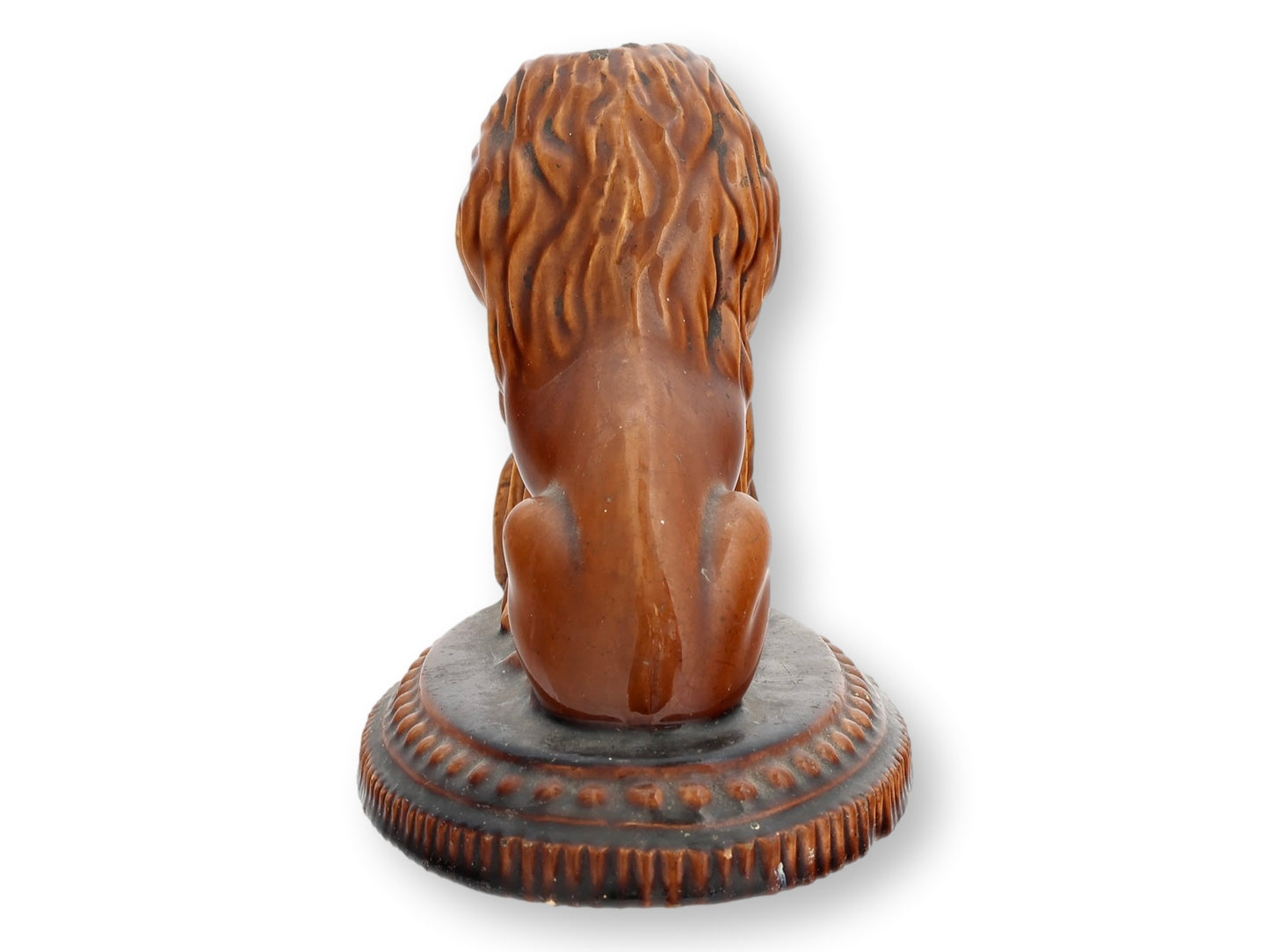 Early 19th Rockingham Glaze Lion