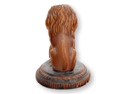 Early 19th Rockingham Glaze Lion