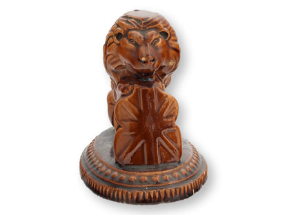 Early 19th Rockingham Glaze Lion