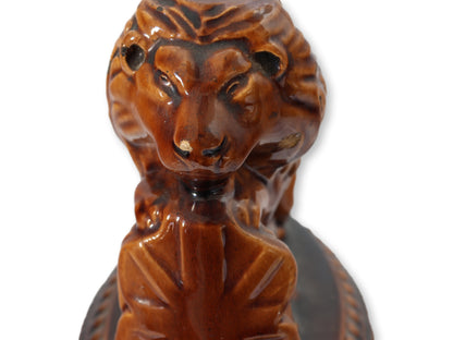 Early 19th Rockingham Glaze Lion
