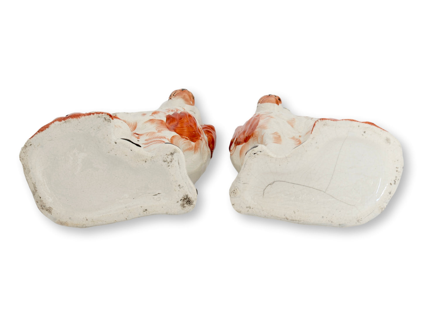 c. 1870s English Victorian 8.5" King Charles Spaniel Dogs