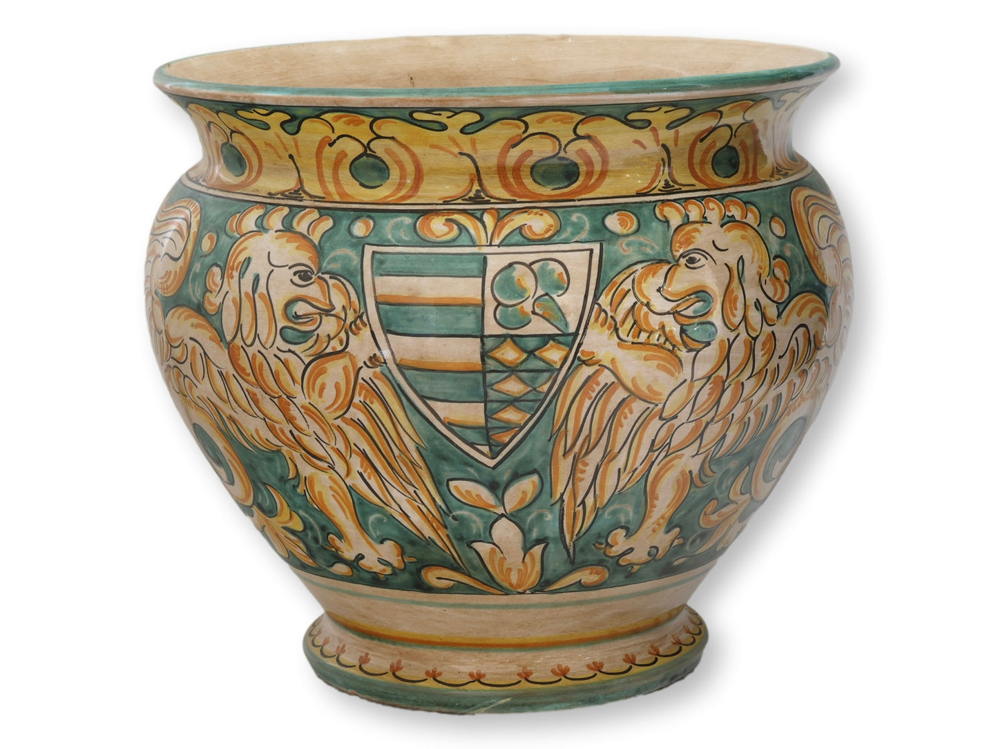 Large Italian Faience Planter