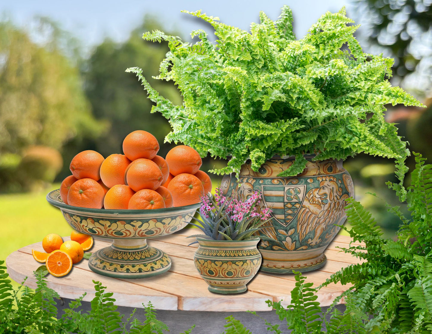 Large Italian Faience Planter