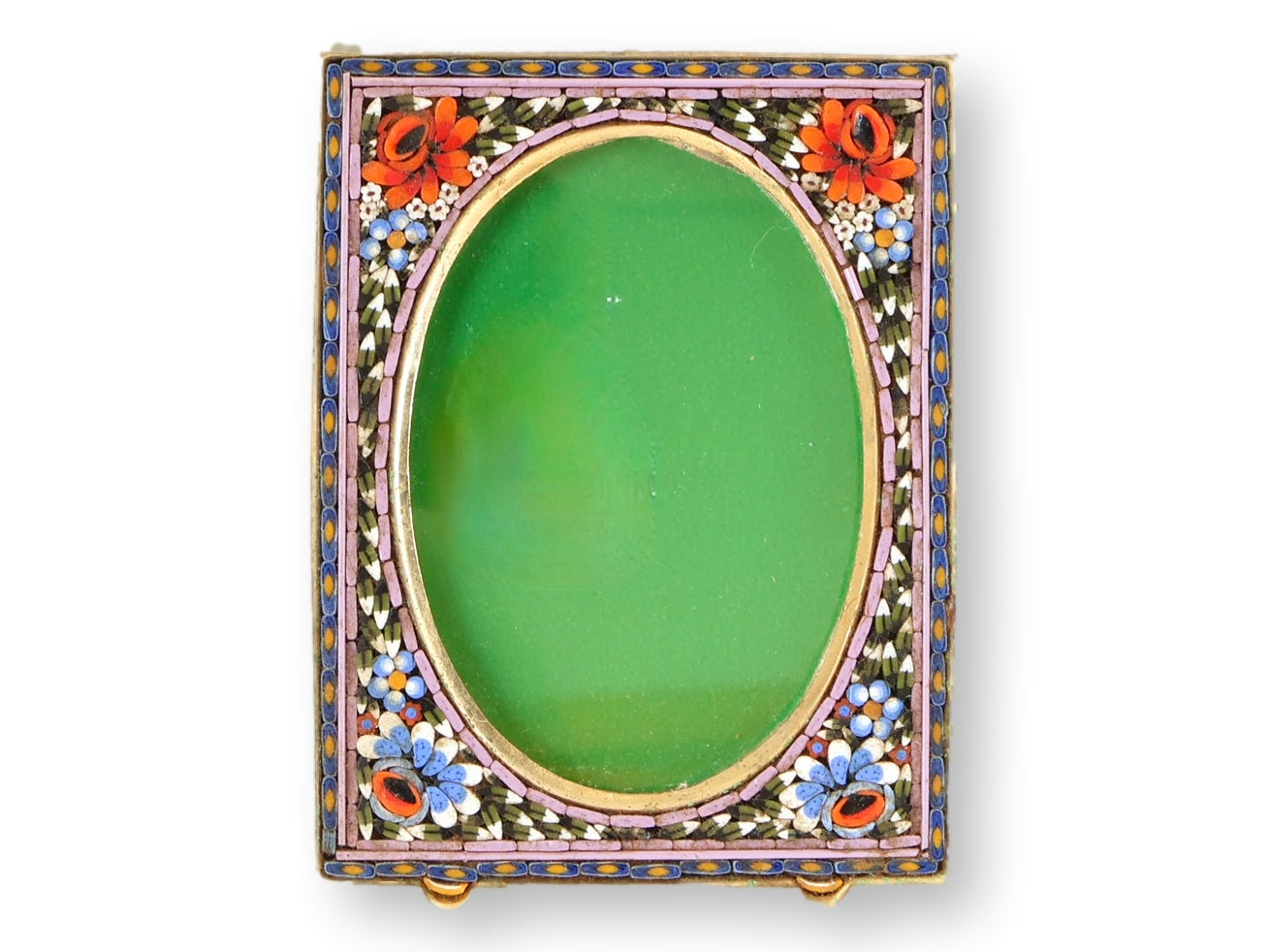Midcentury Italian Micromosaic Picture Frame