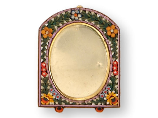 Midcentury Italian Micromosaic Picture Frame