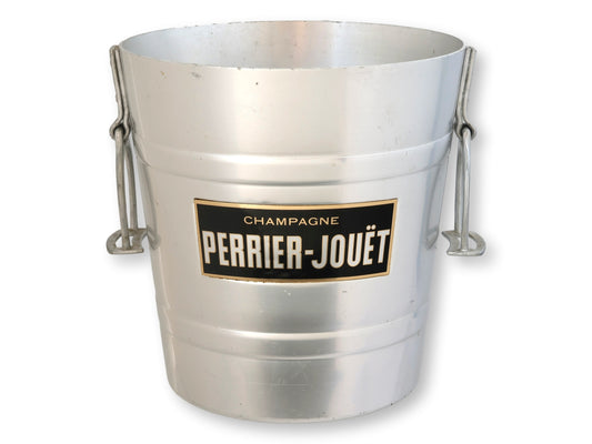 Vintage Perrier-Jouët Champagne Bucket with Equestrian Stirrup Handles