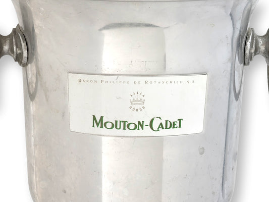 Vintage French Mouton-Cadet Champagne Bucket
