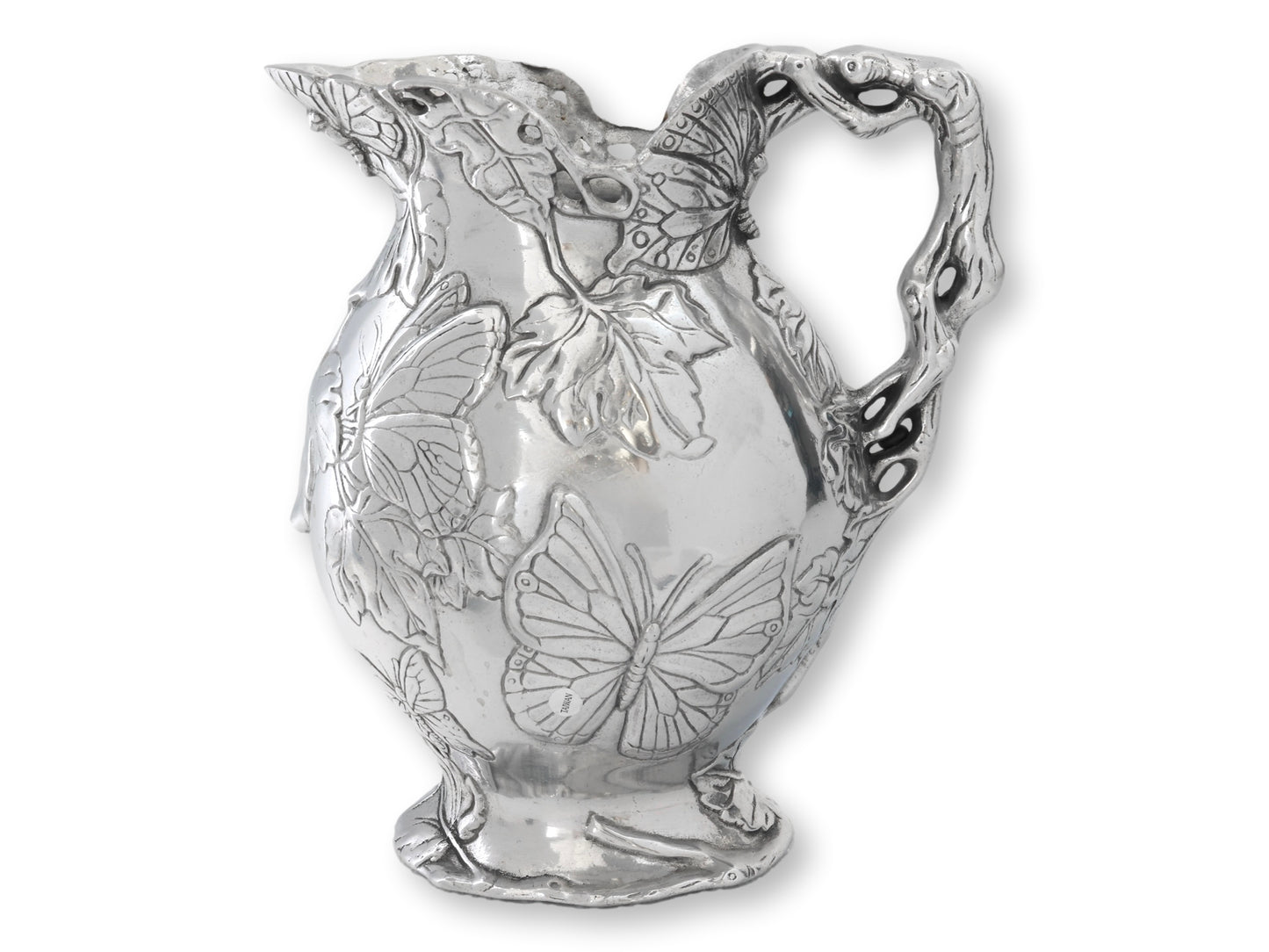 Arthur Court Large Butterfly Pitcher