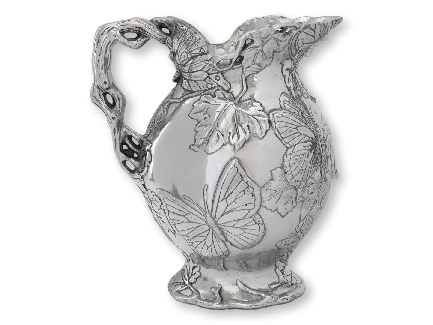 Arthur Court Large Butterfly Pitcher