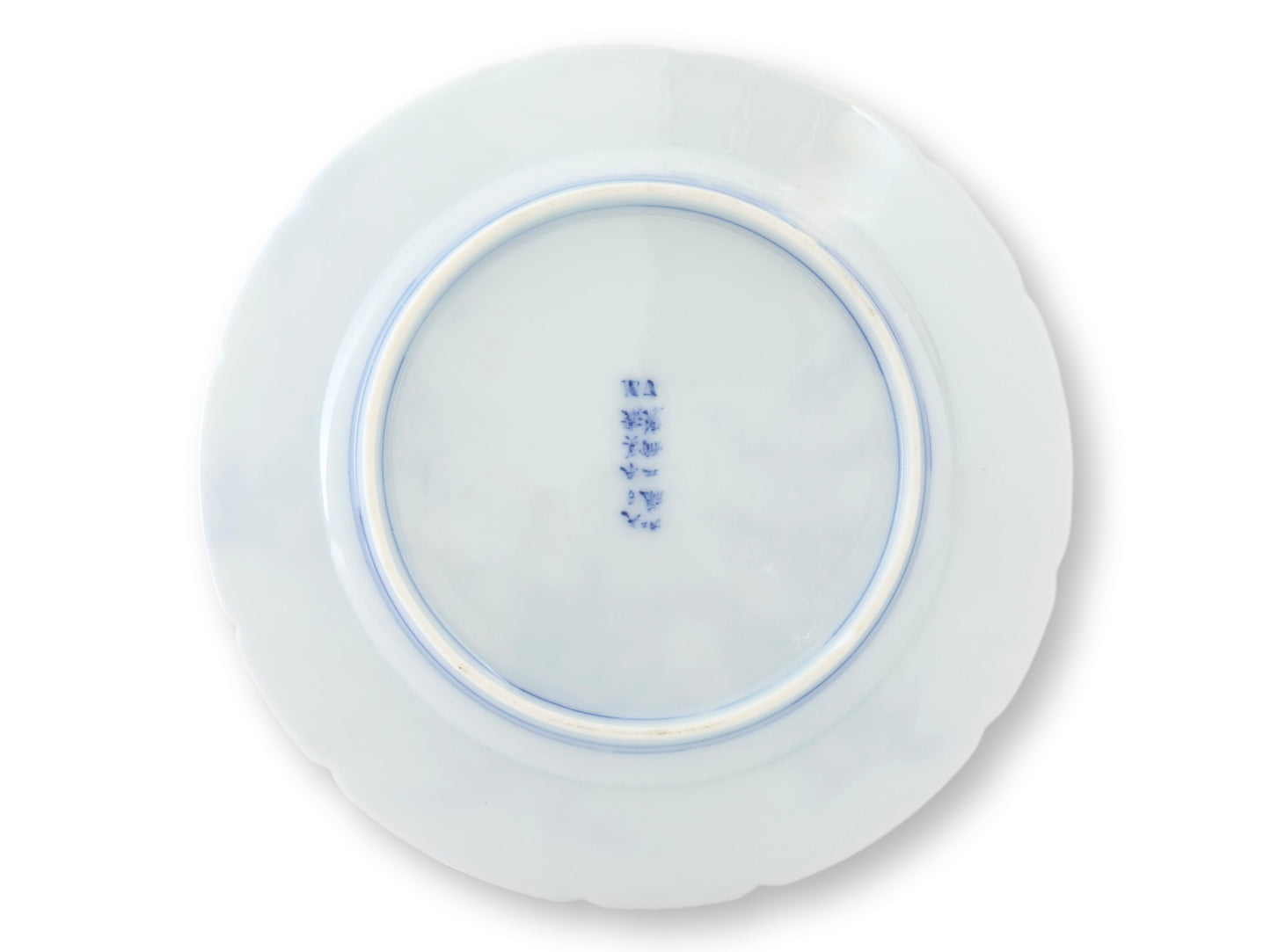 Japanese Meiji Porcelain Bamboo Cake Plates