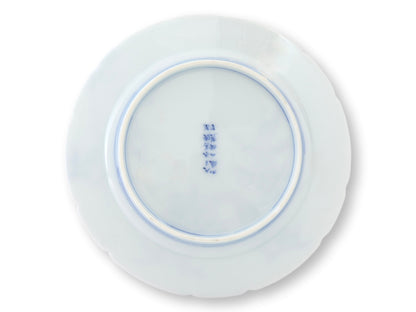 Japanese Meiji Porcelain Bamboo Cake Plates