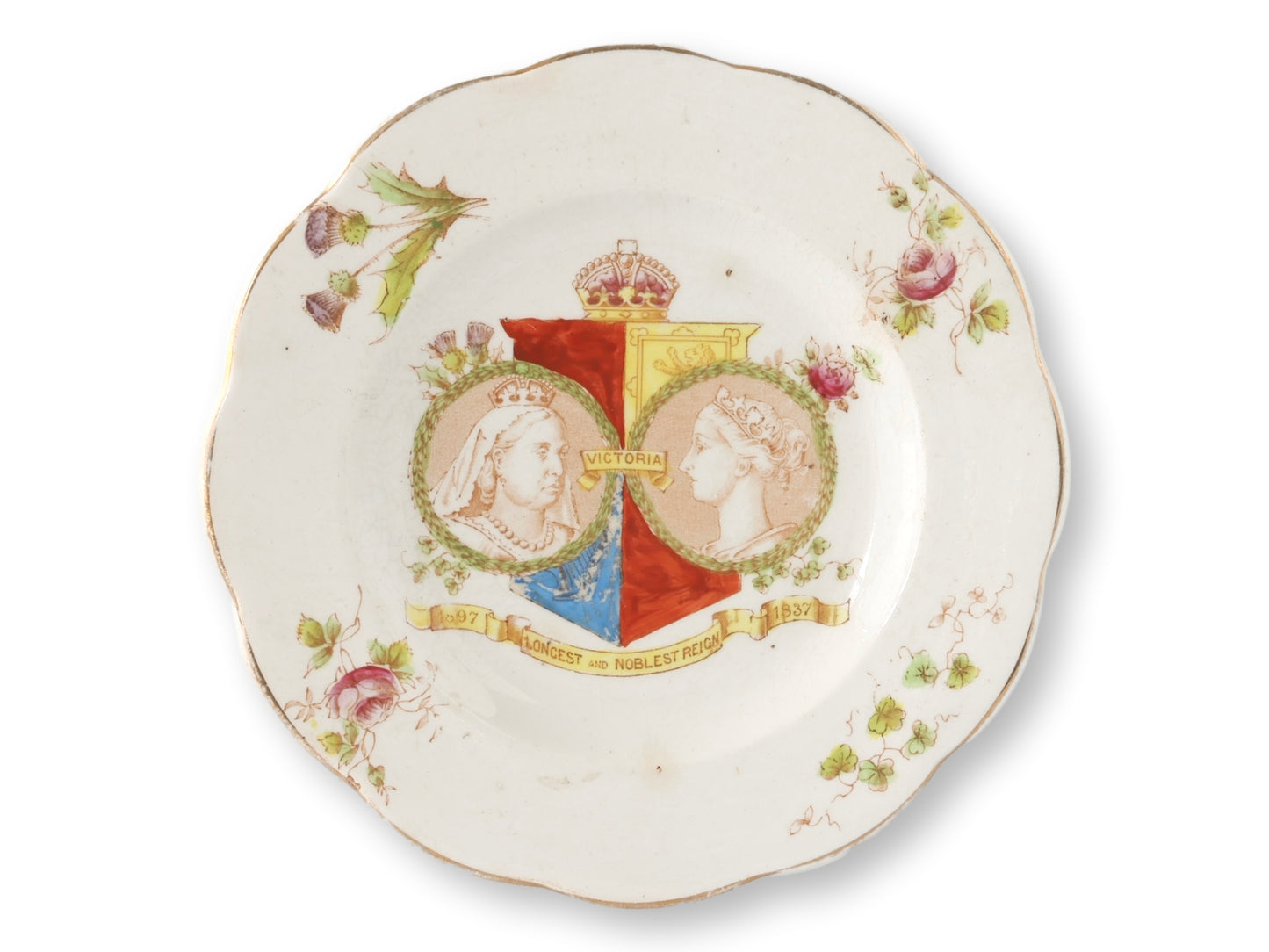 1897 Queen Victoria Diamond Jubilee Plate