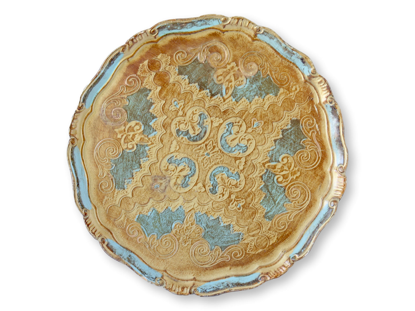 Midcentury Italian Florentine Tray