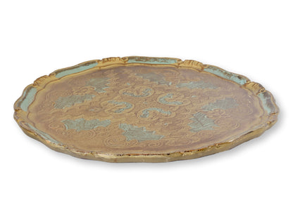 Midcentury Italian Florentine Tray