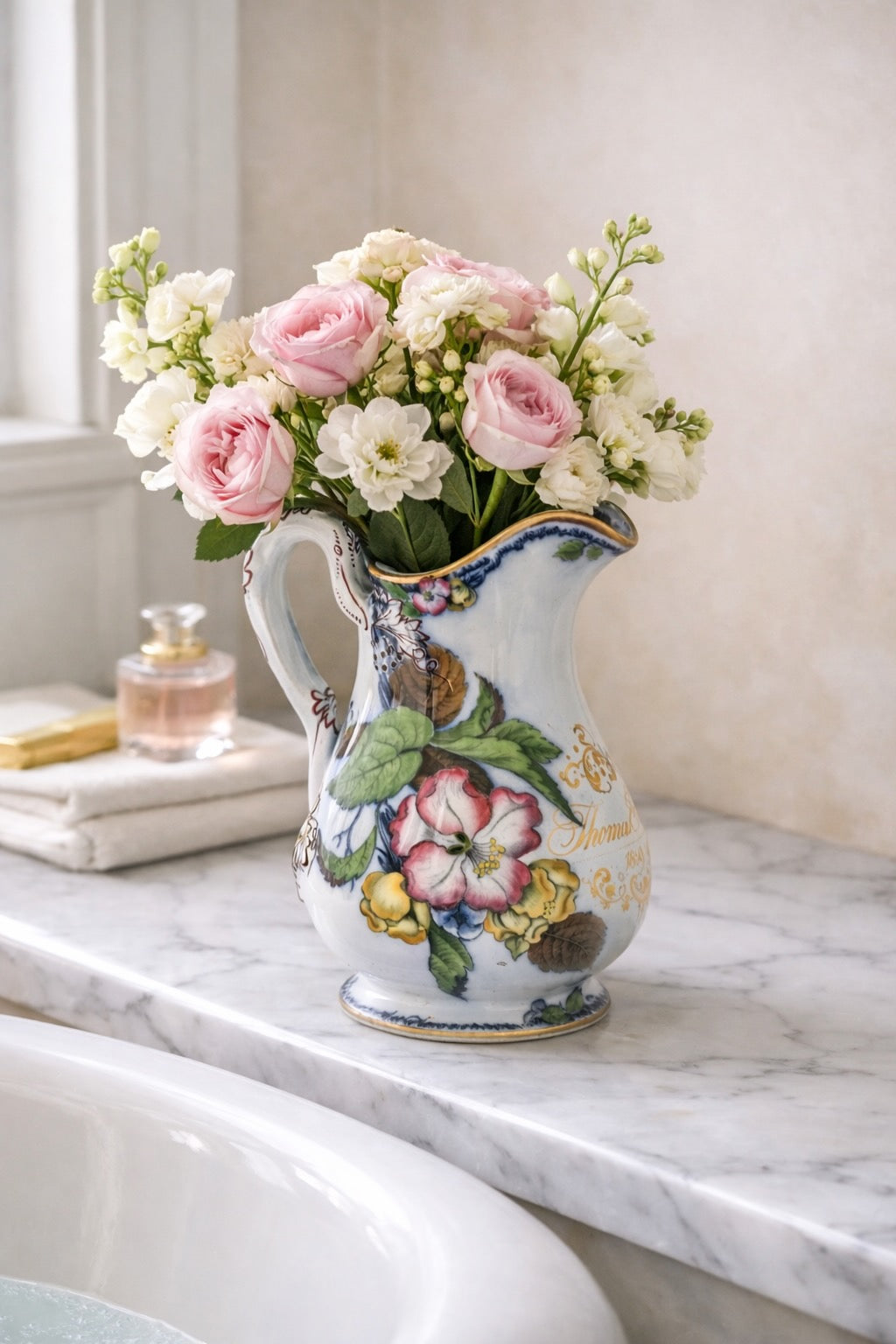 1859 English Birth Commemorative Jug