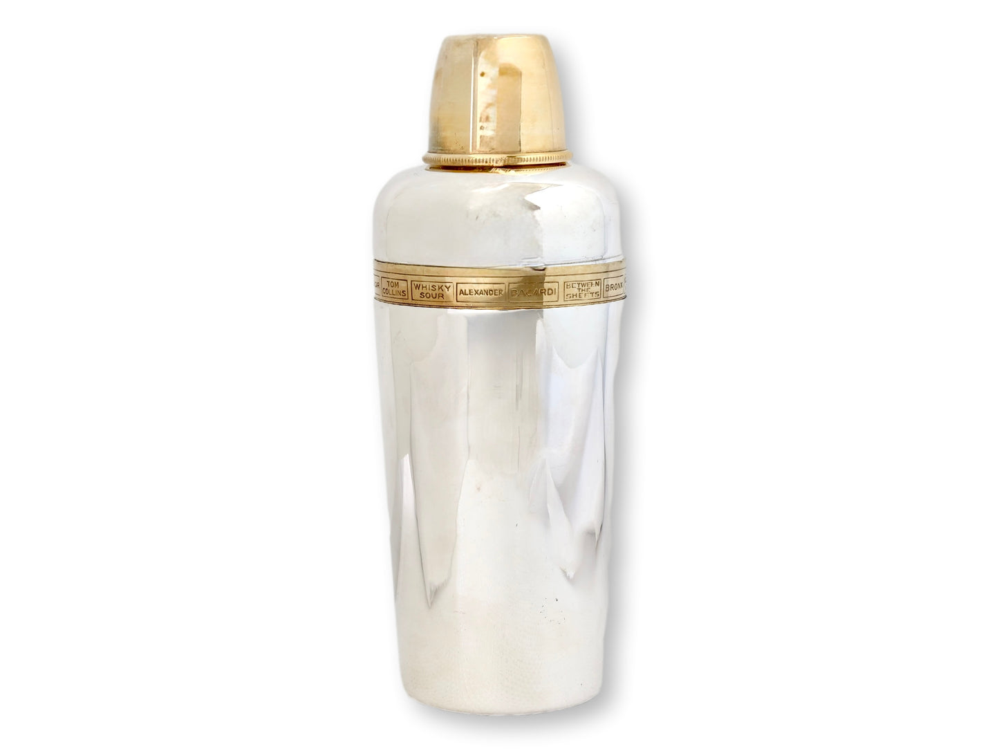 1930s Napier "Dial a Drink" Cocktail Shaker