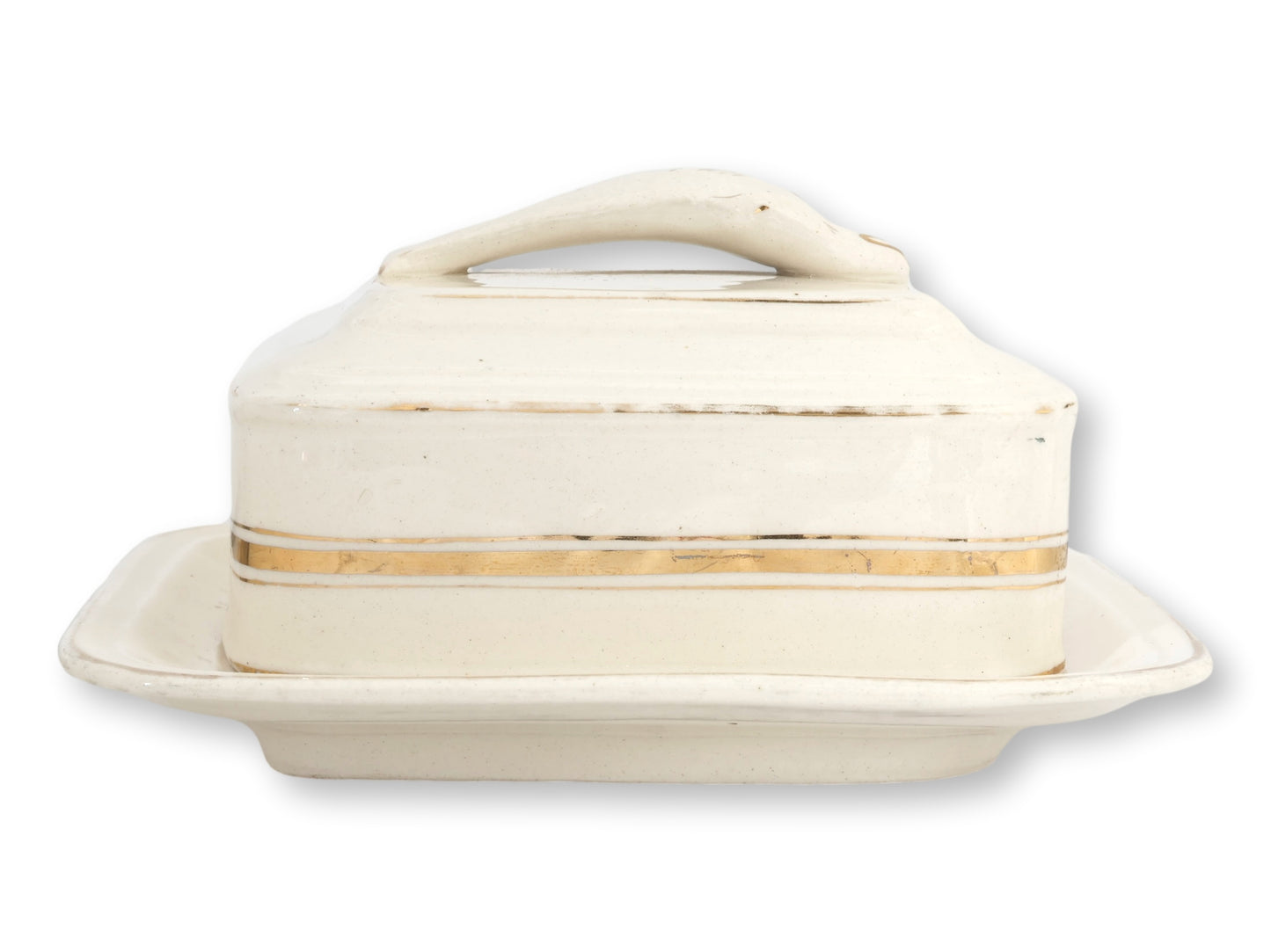 Antique English Ironstone Sardine Box