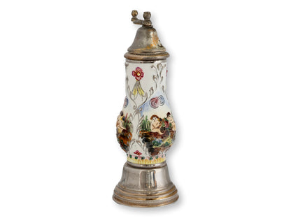 Mid-Century Capodimonte Reuge Musical Pepper Grinder
