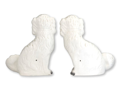 c. 1860s English Victorian 12.25" King Charles Spaniel Dogs