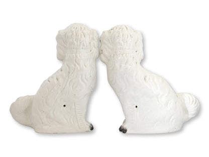 c. 1860s English Victorian 12.25" King Charles Spaniel Dogs