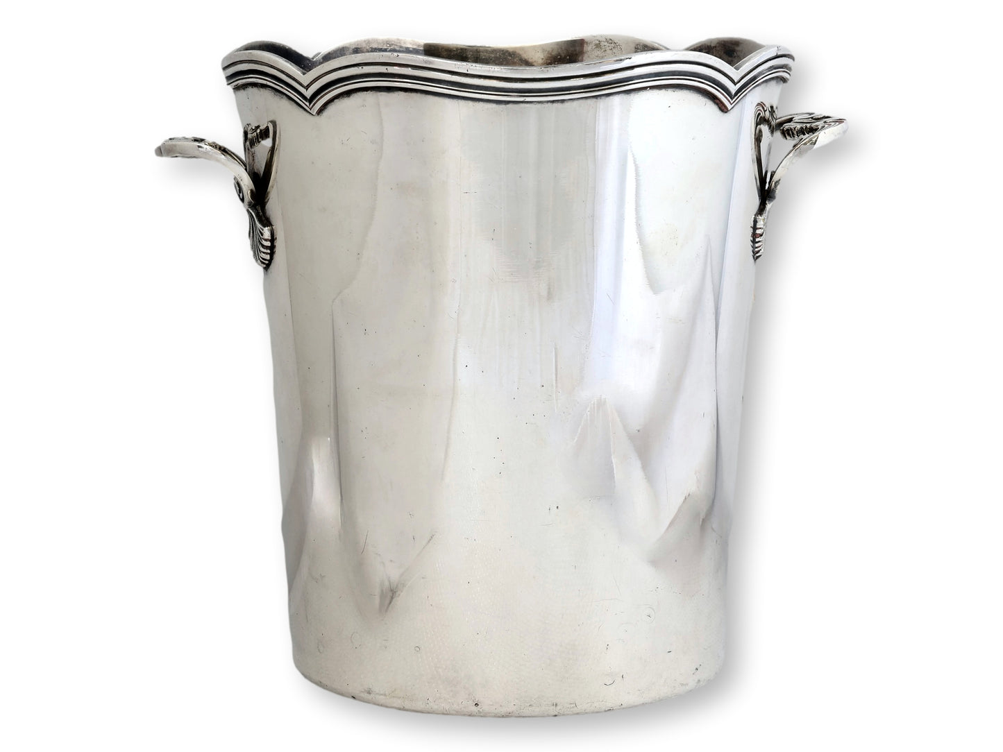 19th French Silverplate Ice Bucket
