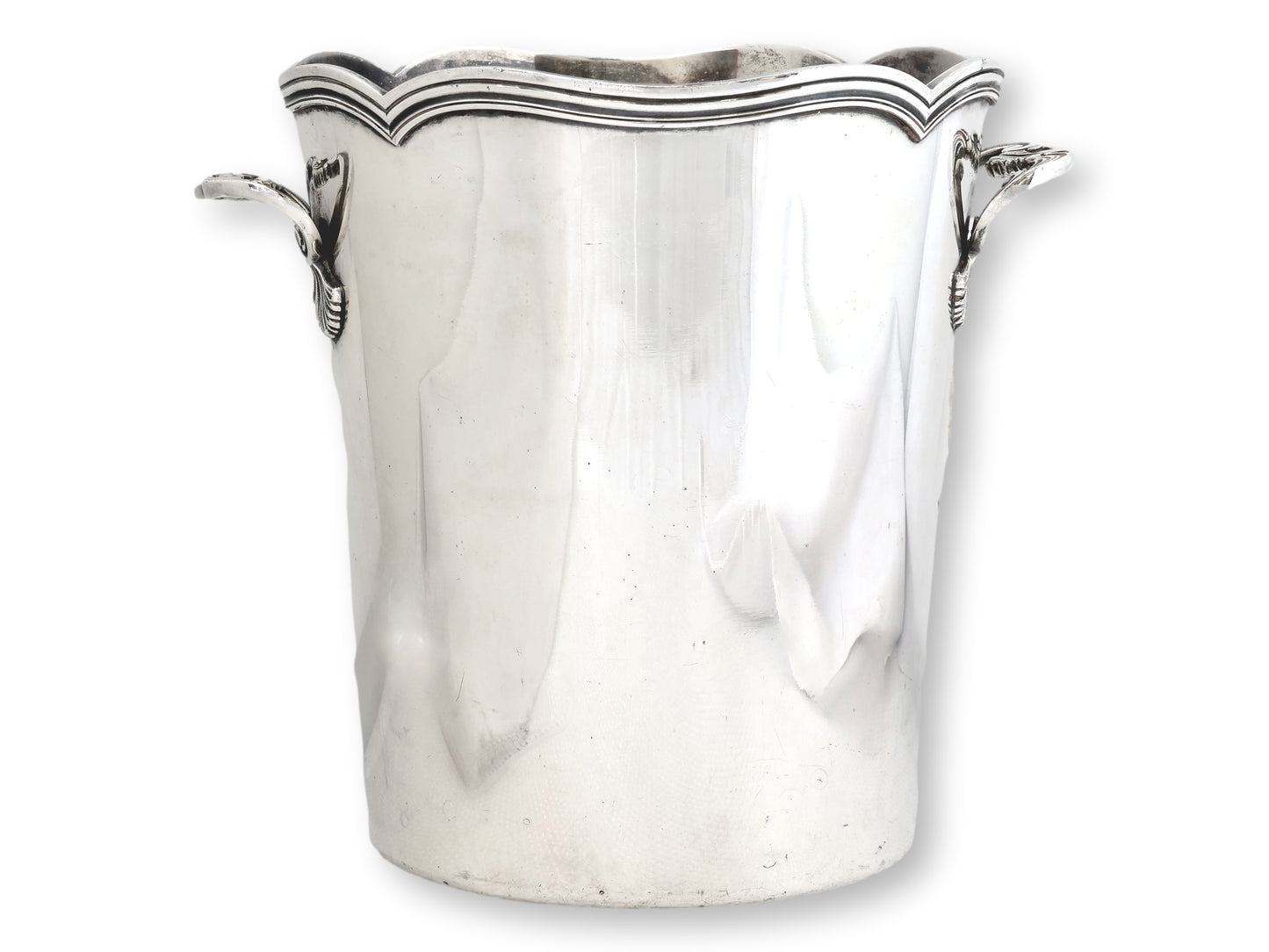 19th French Silverplate Ice Bucket