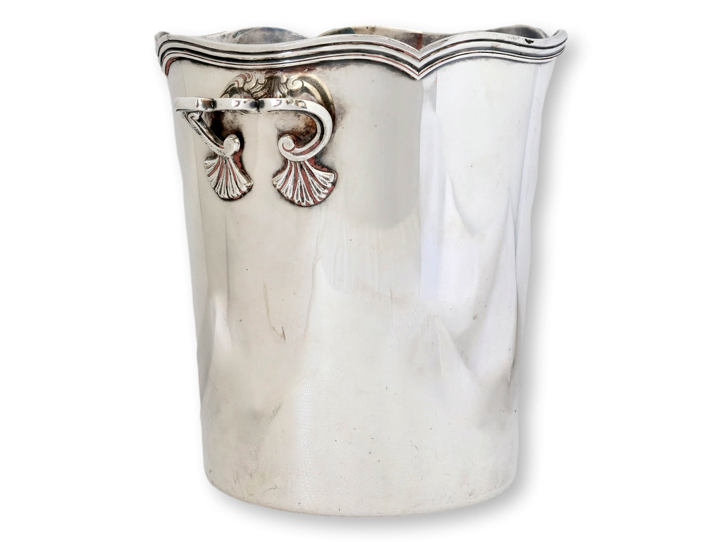 19th French Silverplate Ice Bucket