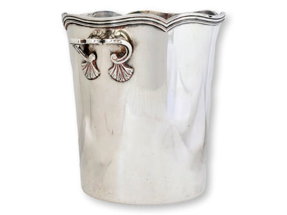 19th French Silverplate Ice Bucket