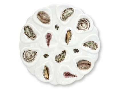 Midcentury Atelier du Tabalou Limoges Oyster & Escargot Service