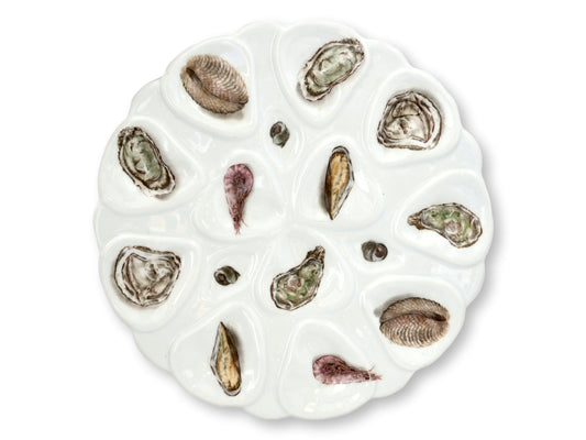 Midcentury Atelier du Tabalou Limoges Oyster & Escargot Service