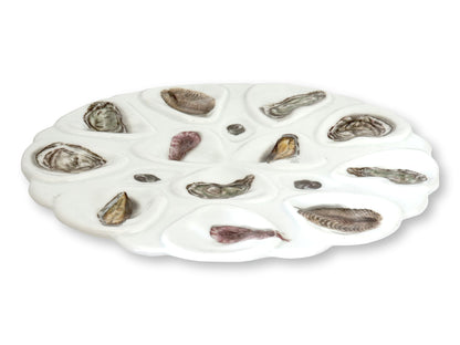 Midcentury Atelier du Tabalou Limoges Oyster & Escargot Service