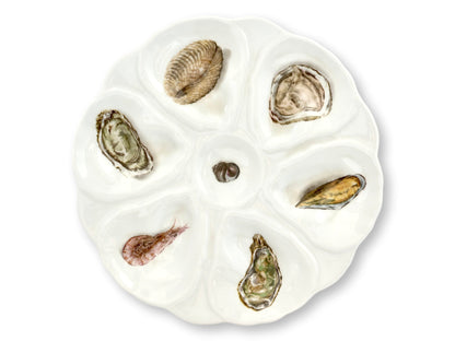 Midcentury Atelier du Tabalou Limoges Oyster & Escargot Service