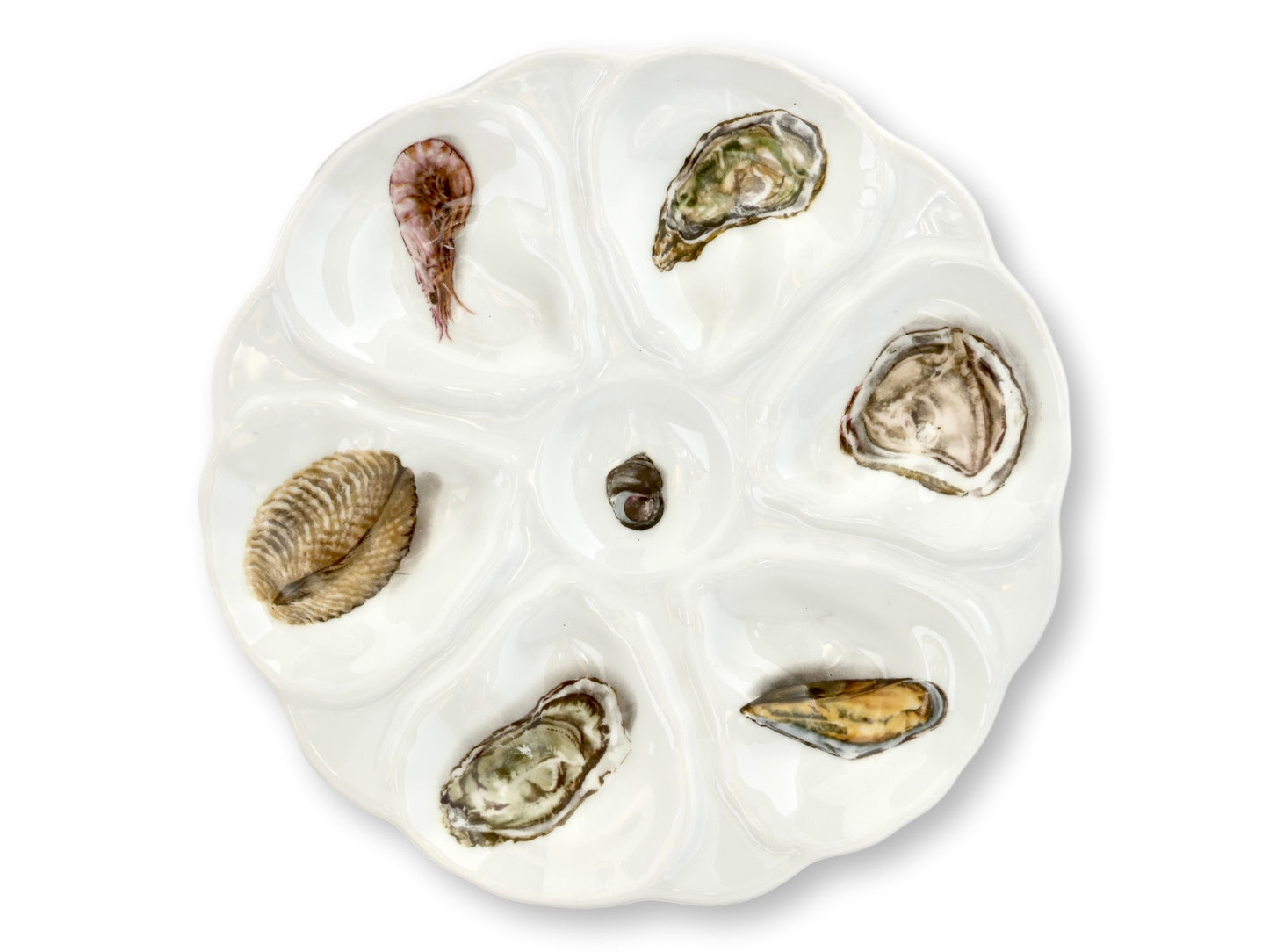 Midcentury Atelier du Tabalou Limoges Oyster & Escargot Service