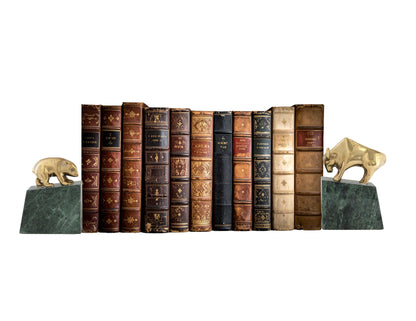 Bull & Bear Wall Street Bookends