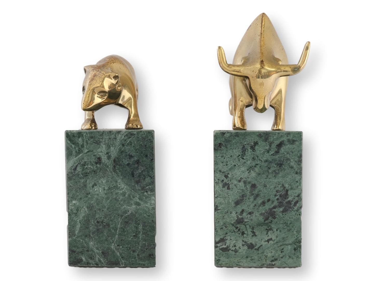 Bull & Bear Wall Street Bookends