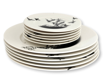 Lynn Bogue Hunt Game Bird Porcelain Plates