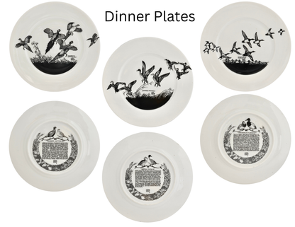Lynn Bogue Hunt Game Bird Porcelain Plates