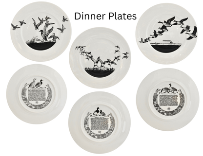 Lynn Bogue Hunt Game Bird Porcelain Plates